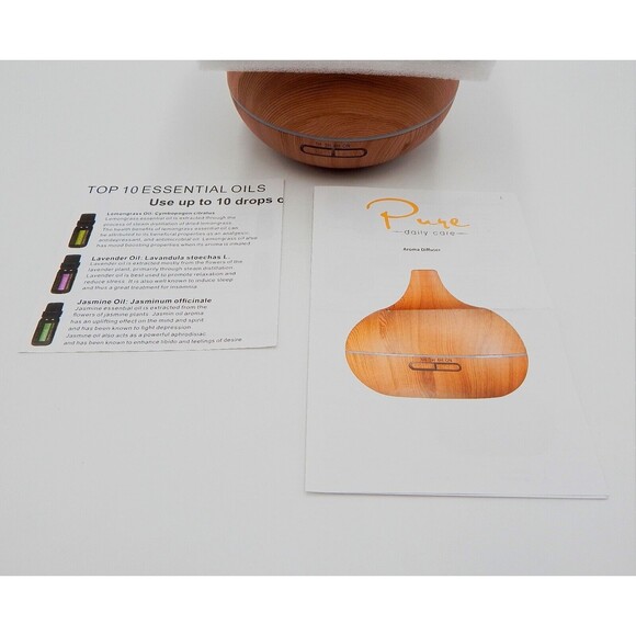 Piire Pure Daily Care Aromatherapy Ultrasonic Diffuser 10 Essential Oil Bundle - Picture 9 of 11
